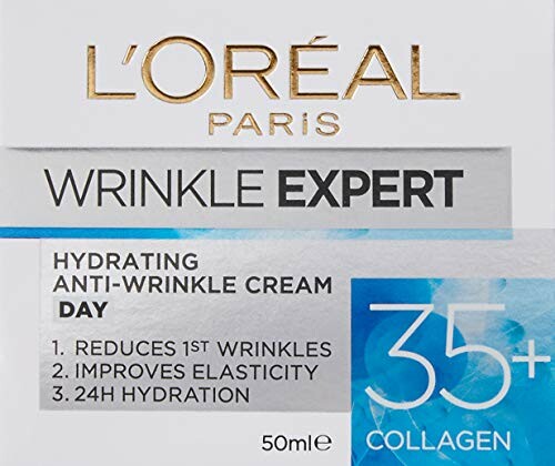L'Oreal Paris Wrinkle Expert hydrating anti-wrinkle cream packaging